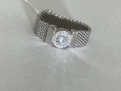 Кольцо-цепь (кольцо из серебра)