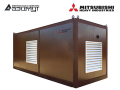 Дизельный генератор Азимут АД-600С-Т400-1РНМ8 Mitsubishi в контейнере
