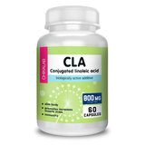 Конъюгированная Линолевая Кислота, Conjugated linoleic acid, Chikalab, 60 желатиновых капсул. 1