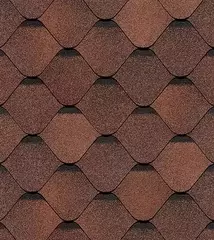 Гибкая черепица Docke PREMIUM Двухслойная "Ницца" Кофе 2,9м2