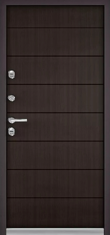 Термодверь входная Мастино (Бульдорс) Термо Стандарт МП 10Т-135, 2 замка, 1,6 мм металл, (шоколад букле+шоколад ларче) #3