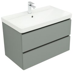 Aquanet 337961 Тумба Вега 2.0 80 2 ящ. цв.мисти грин (337961) фото
