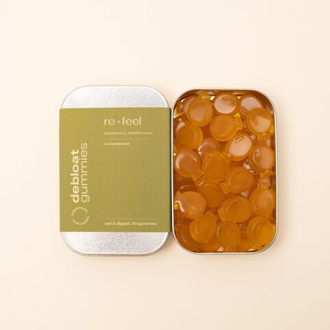 RE-FEEL DEBLOAT комплекс для поддержки пищеварения (мармелад 30 шт)
