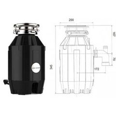 Измельчитель пищевых отходов Bone Crusher BC810