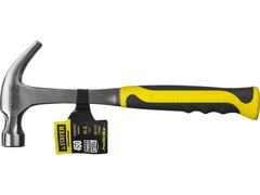 STAYER Strike, 450 г, цельнометаллический столярный молоток-гвоздодёр, Professional (2025-450)