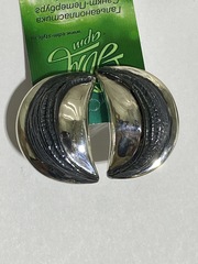 Дольки (серьги из серебра)