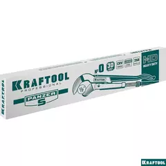 KRAFTOOL PANZER-S, №0, 1/2?, 240 мм, трубный ключ с изогнутыми губками (2733-05)