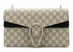Сумка Gucci Dionysus GG Supreme Small бежевый/черный