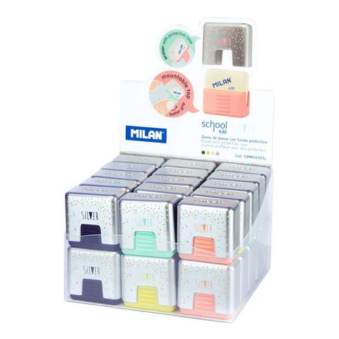 Pozan/ластик/Box 30 erasers school 430 sılver