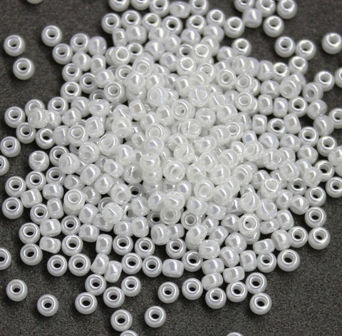 RR-0528 Бисер круглый Миюки 11/0 /Miyuki round 11/0 White Ceylon