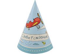 Колпак С ДР Самолётики 6 шт.