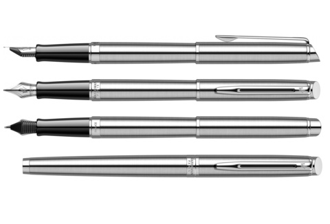 Ручка перьевая Waterman Hemisphere  St. Steel CT, F (S0920410)