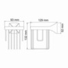 WasserKRAFT Wern K-2545 Держатель освежителя