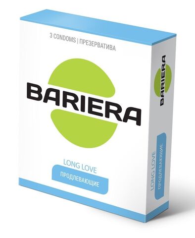 Продлевающие презервативы Bariera Long Love - 3 шт. - Bariera 847