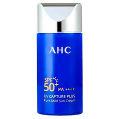 AHC Крем солнцезащитный лёгкий - UV Capture plus pure mild sun cream SPF 50+ PA++++, 50мл