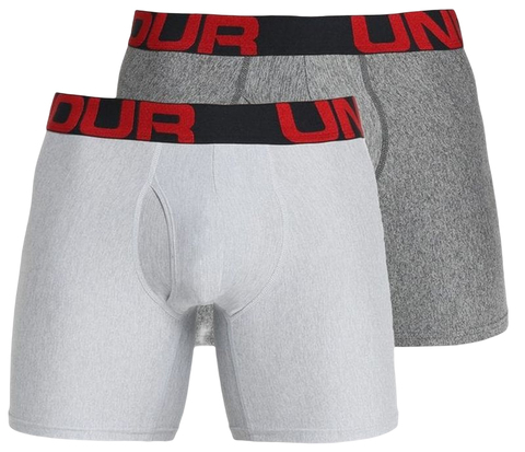 Боксерки теннисные Under Armour UA Tech Boxerjock 3in. 2-Pack - gray