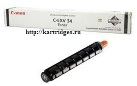 Картридж Canon C-EXV-34Bk / 3782B002 (C-EXV34, C-EXV-34, C-EXV34Bk)