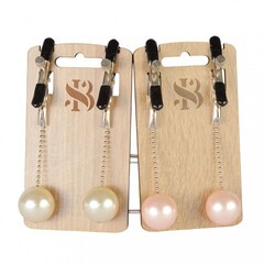 Зажимы с бусинками