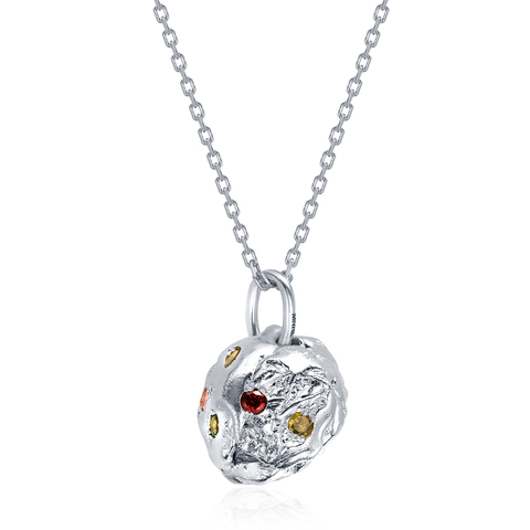 Подвеска MOTHER EARTH серебро с турмалинами