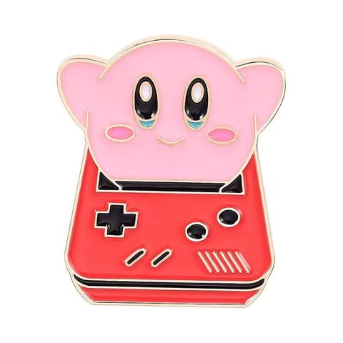 Значок металлический из игры Кирби