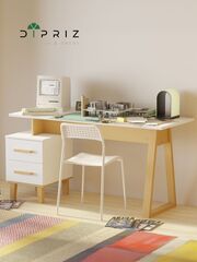 Компьютерный стол Вест белый 150х60х77 с 2 ящиками