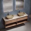 Sancos TT160A2X Столешница c отверстием под смеситель, 160x46, цвет: kreman