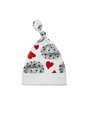 Шапочка-узелок (утепленная) Ежики