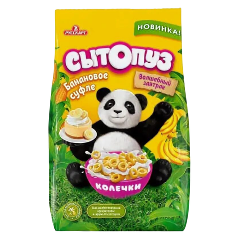 Готовый завтракСЫРОПУЗ банановое суфле 200г