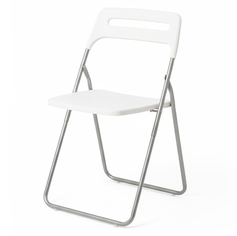 Стул складной Anders белый, 46х44х78 см, полипропилен/металл
