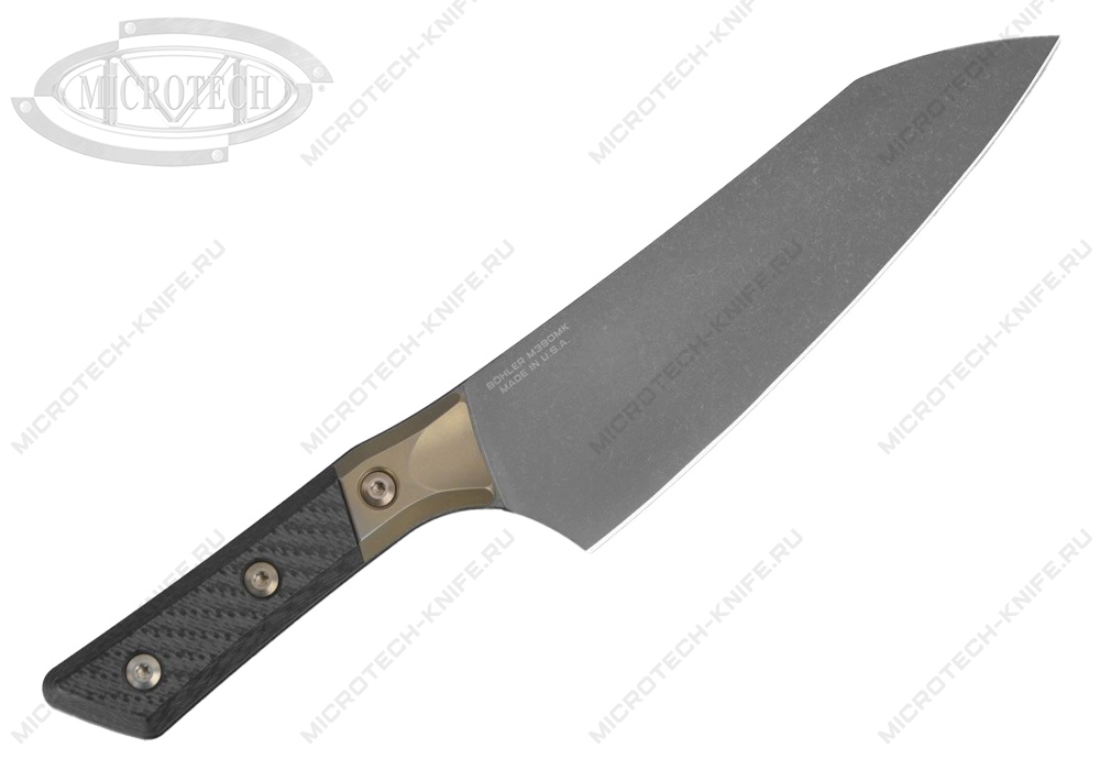 Нож Microtech Kitchen Chef Bolster DLC 3000B-1DLCCFS