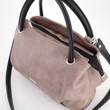 Сумка Саломея 278 македония тауп + черный