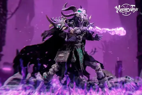 Фигурка Никромант Шарман и бес из игры World Of Warcraft 1/12