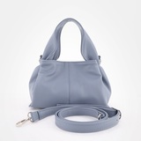 Сумка Саломея 2026 гладкий серо-голубой