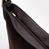 Сумка Саломея 485 эко-замша кофе