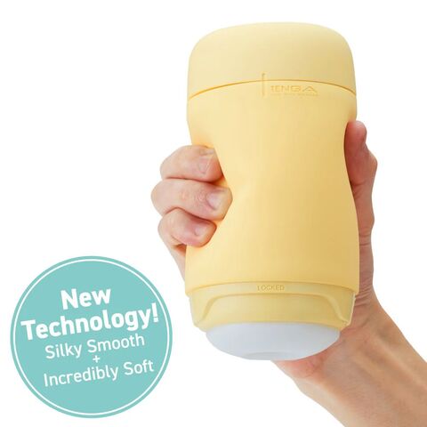 Мастурбатор Tenga Puffy Custard Yellow