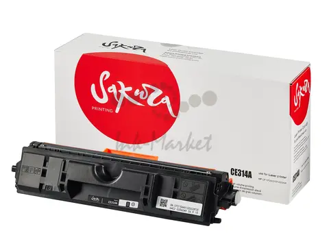 Фотобарабан Sakura CE314A (126A) для HP, черный, 14000 к.