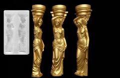 Силиконовый молд № 2011 Кариатиды 2 шт