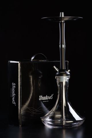 Кальян Shadows Tornado Carbon Black с коробкой