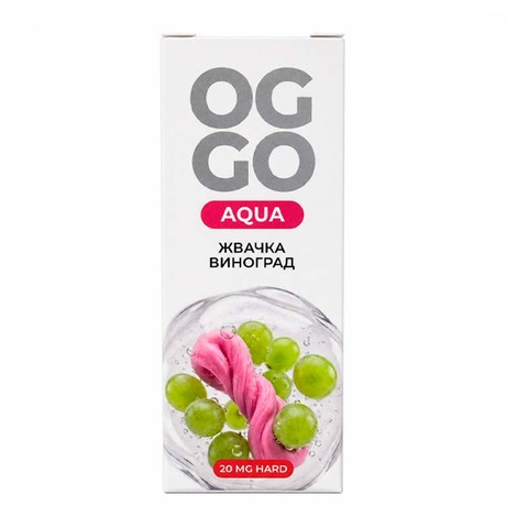 Жидкость OGGO AQUA 2% HARD Salt 30 ml - ЖВАЧКА ВИНОГРАД