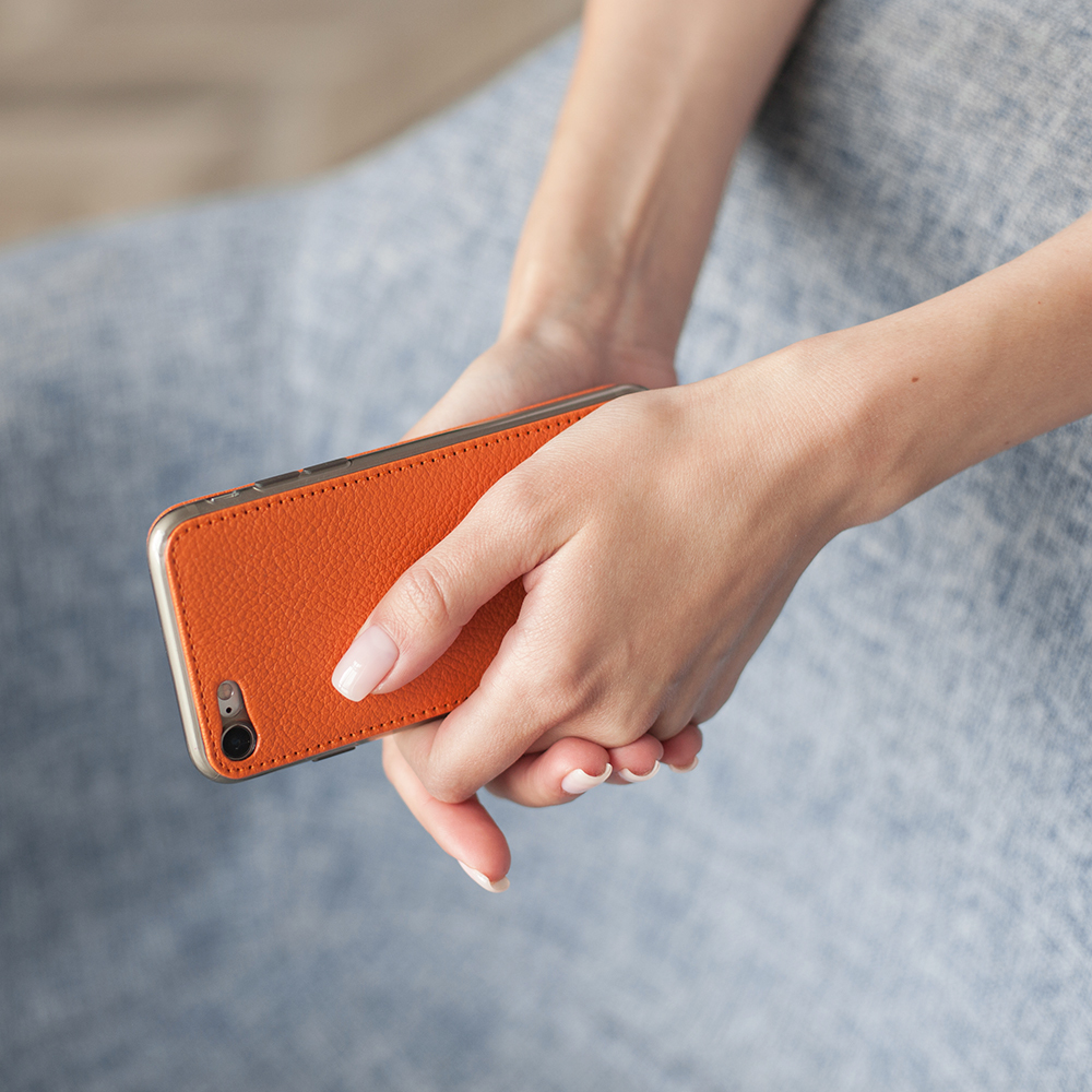 Case for iPhone SE - orange