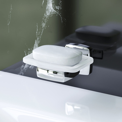 Стеклянная мыльница с настенным держателем AM.PM  GEM - A9034200