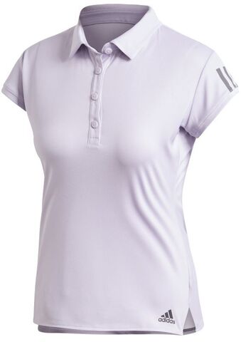 Женское поло Adidas Club 3-Stripes Polo W - purple tint/grey six