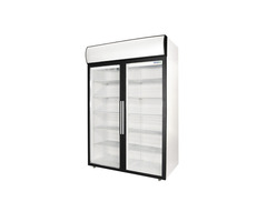 Универсальный шкаф со стеклянными дверьми Polair DV110-S