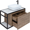 Aquanet 261657 Тумба Nova Lite LOFT 75 R цв. дуб рустикальный (261657)