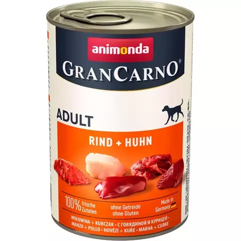 Animonda Gran Carno Original Adult консервы с говядиной для взрослых собак 400г