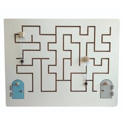 Развивающая панель "Лабиринт с ключами"