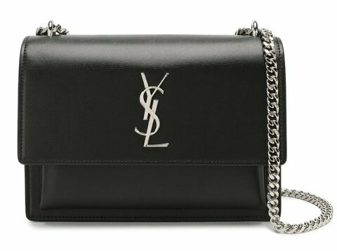Сумка Saint Laurent Sunset Monogram Medium черный