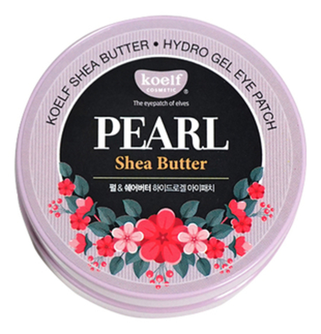 Koelf Hydro Gel Pearl & Shea Butter Eye Patch - Гидрогелевые патчи для области вокруг глаз