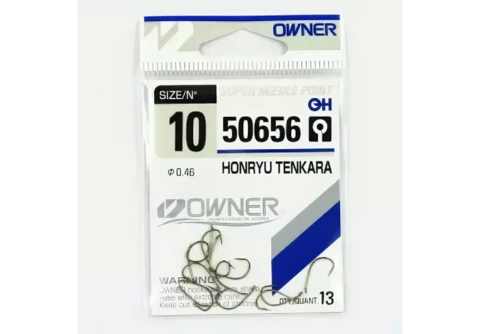 50656 № 10 Крючки OWNER  HONRYU TENKARA/ продажа от 5 уп.