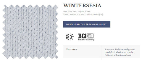 Хлопок 100%  WINTERSESIA 210 белый